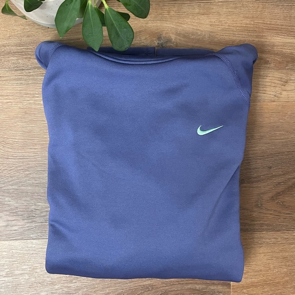 Nike Tops - Nike Womens Dri-Fit Hoodie Pullover Drawstring Blue Teal M